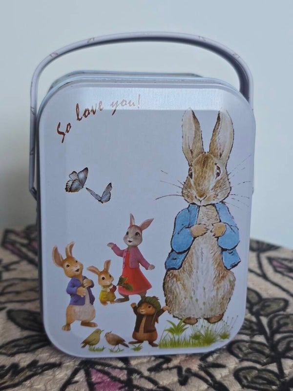 Peter Rabbit Gift Tin With Handle