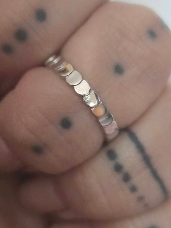 Moon Shape Adjustable Ring D135