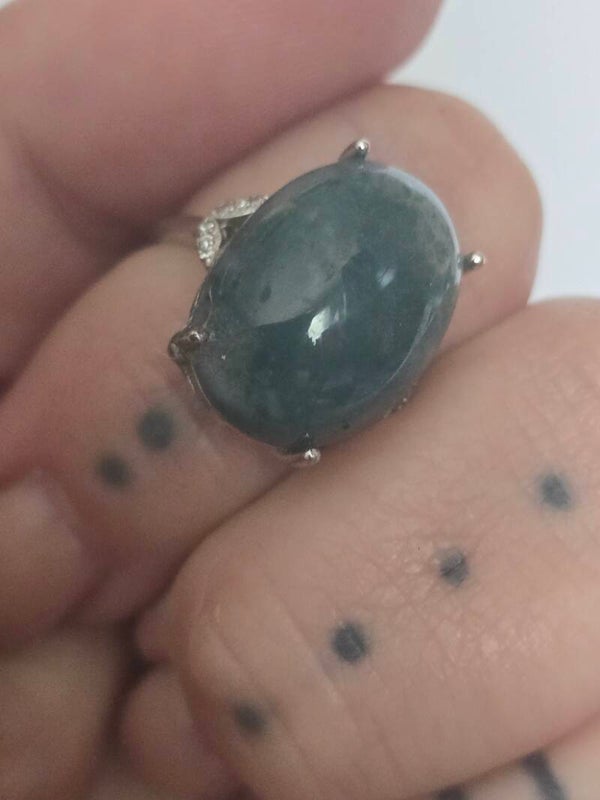 Moss Adjustable Ring D128