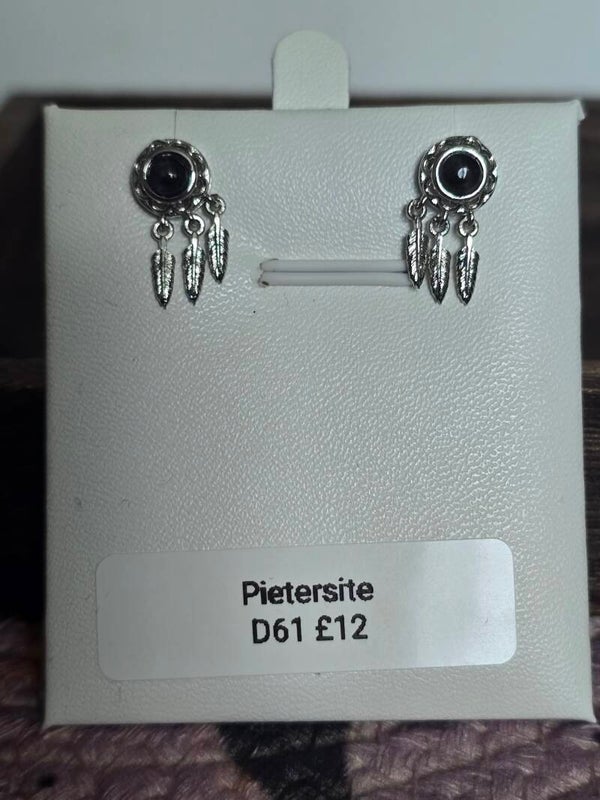 Pietersite Earrings D61