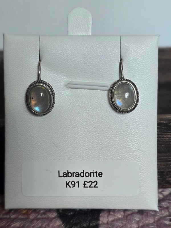 Labradorite Earrings K91
