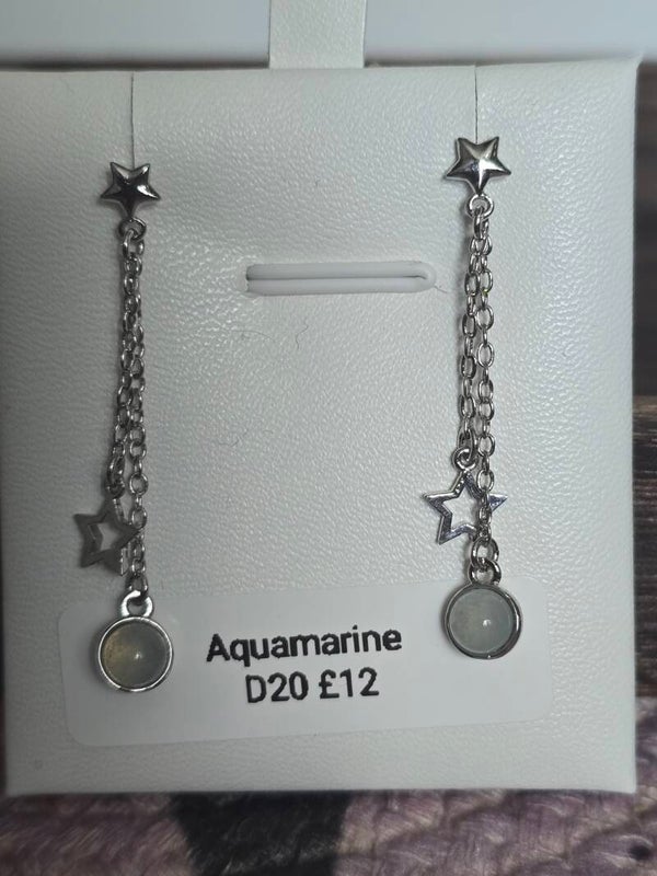 Aquamarine Earrings D20