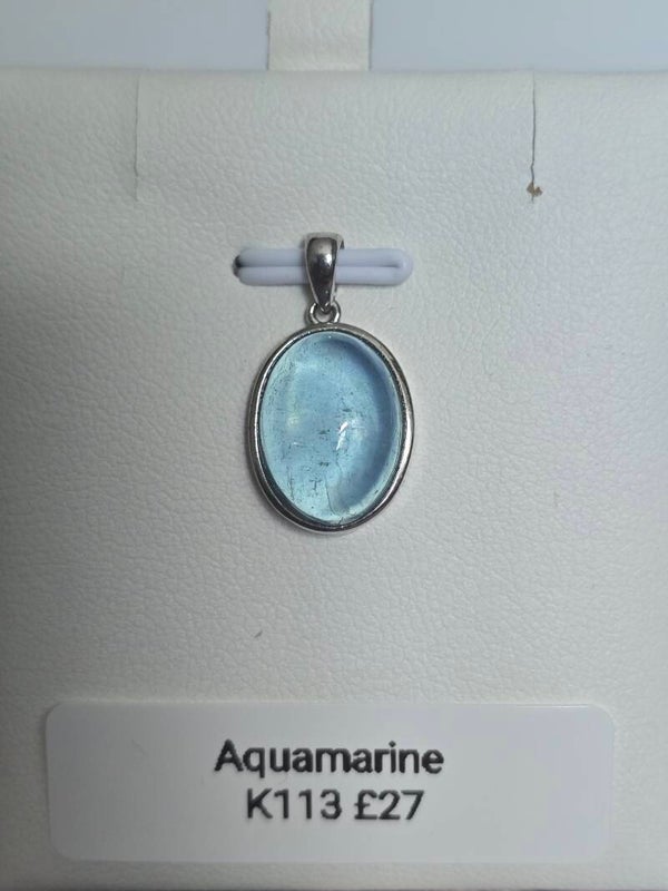 Aquamarine Penant K113