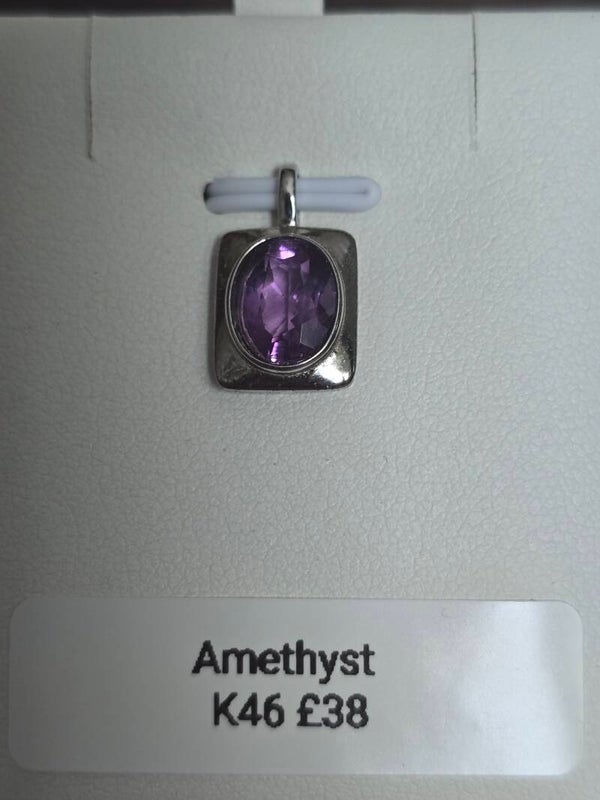 Amethyst Pendant K46