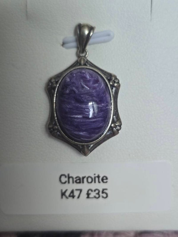 Charoite Pendant K47