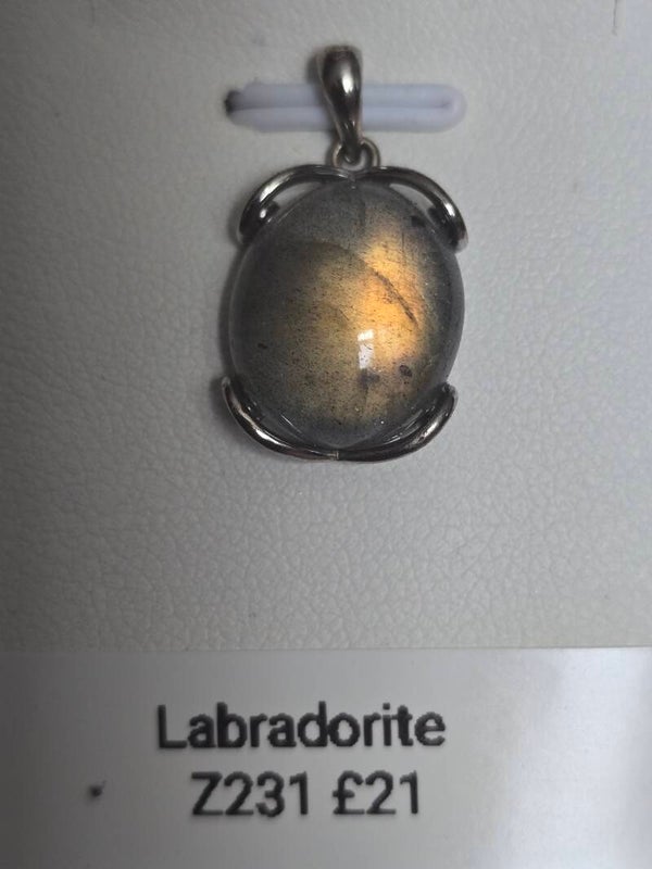 Labradorite Pendant Z321