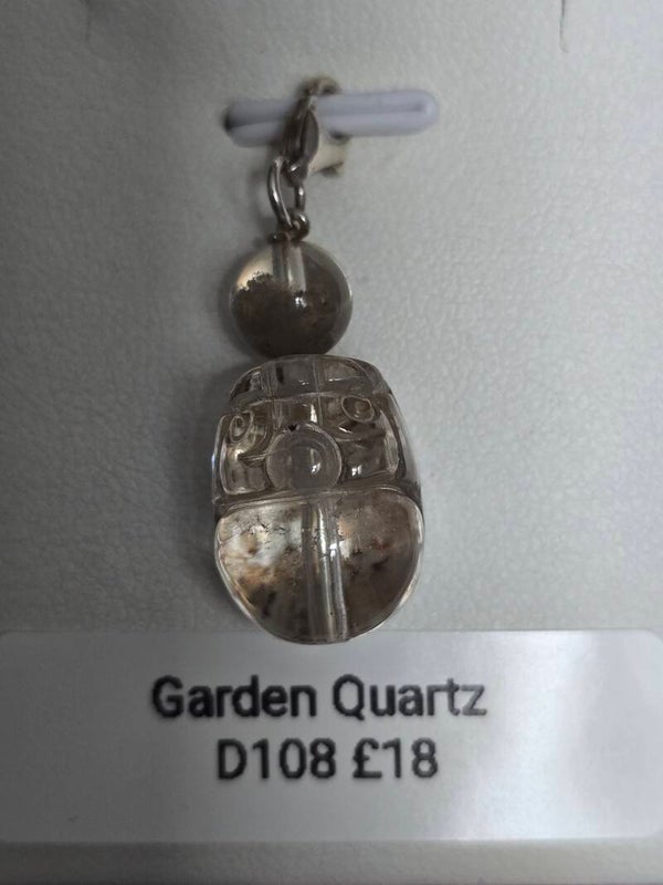 Garden Quartz Pixiu Pendant D108