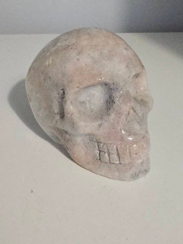 Pink Amethyst Skull 344g Z530
