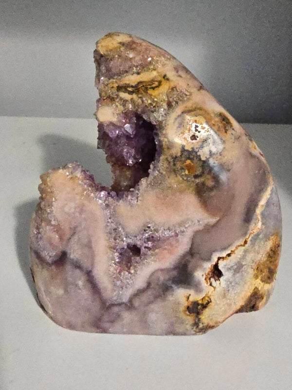 Pink Amethyst Druzy Freeform LW31
