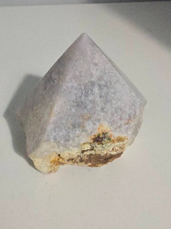Pink Amethyst Half Polished Point CM2