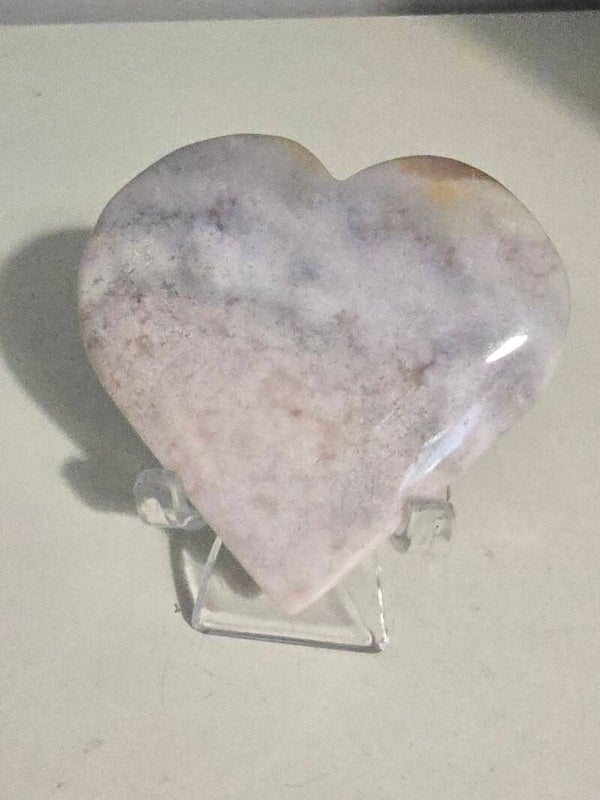 Pink Amethyst Heart R464