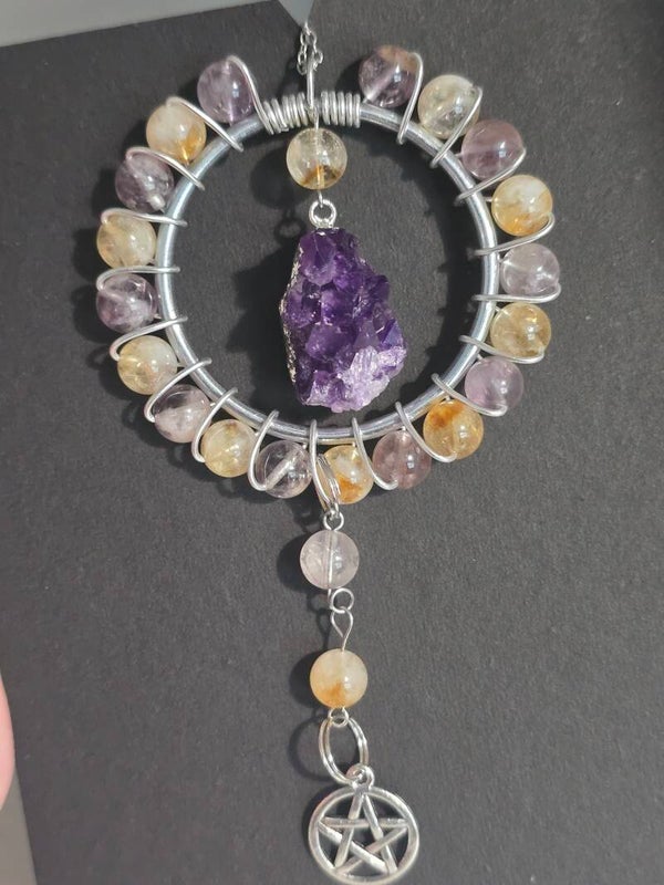 Amethyst and Citrine Calming and Clarity