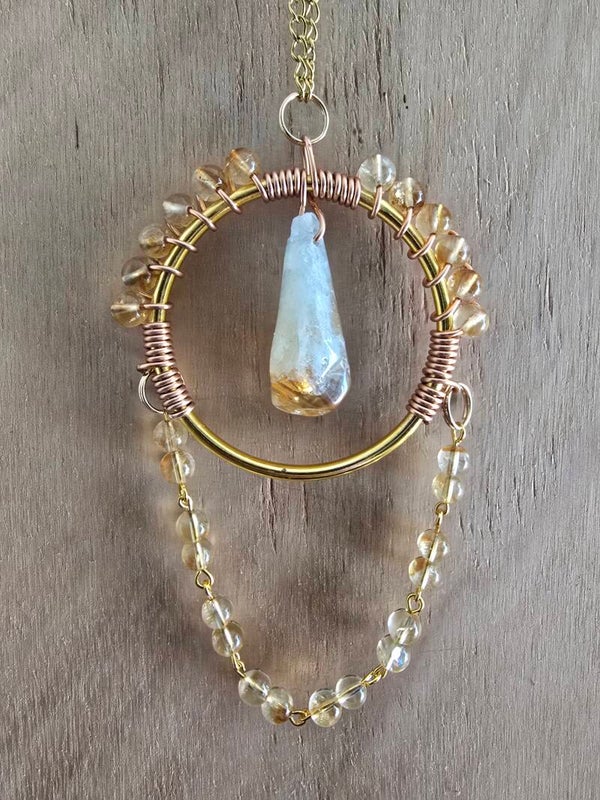 Citrine Catcher Attract Abundance, Prosperity and Success