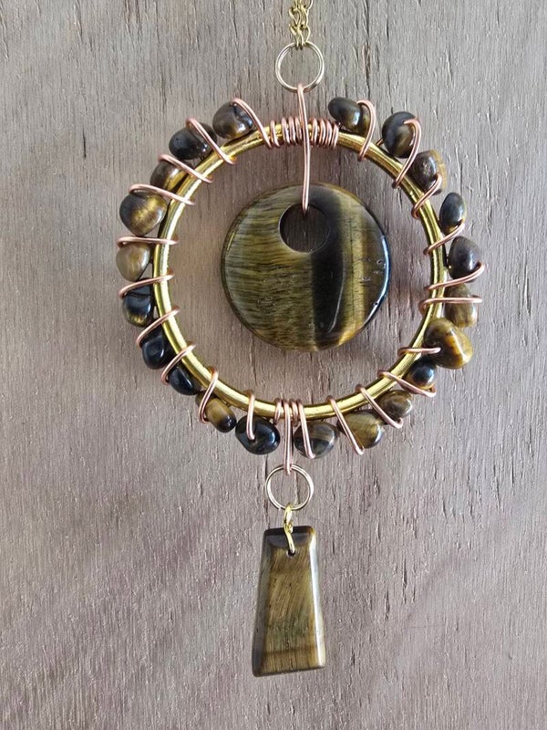 Tigers Eye Catcher Confidence, Clarity & Protect