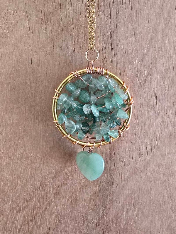 Green Strewberry Quartz Catcher Emotional, Balance & Self Love