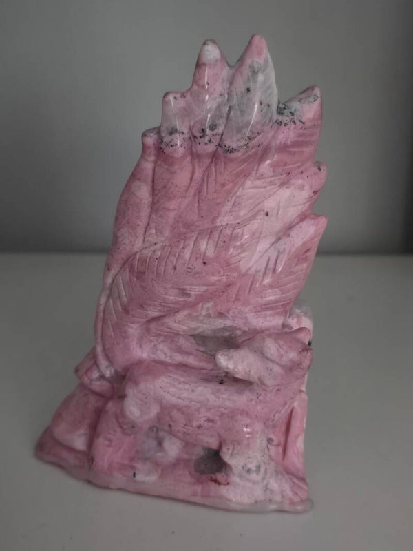 Peruvian Rhodonite Nine Tails Fox Z935