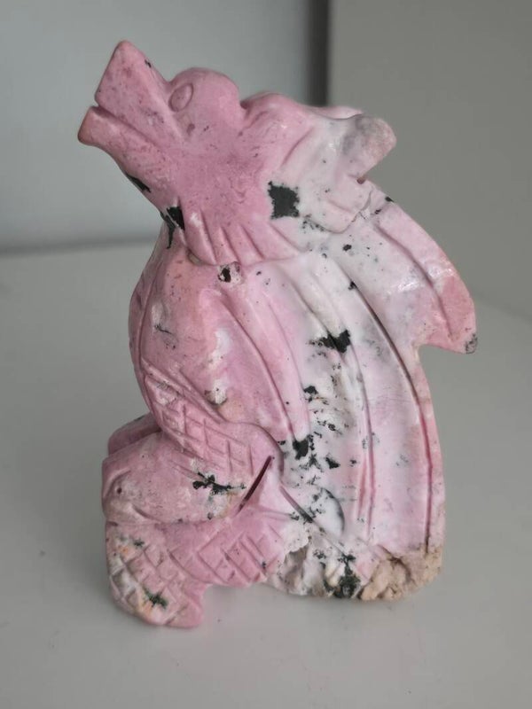 Perivian Rhodonite Dragon Z915