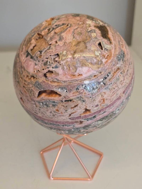 Rhodocrosite Sphere 1374g Z914