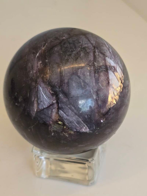 Purple Mica Sphere Z614