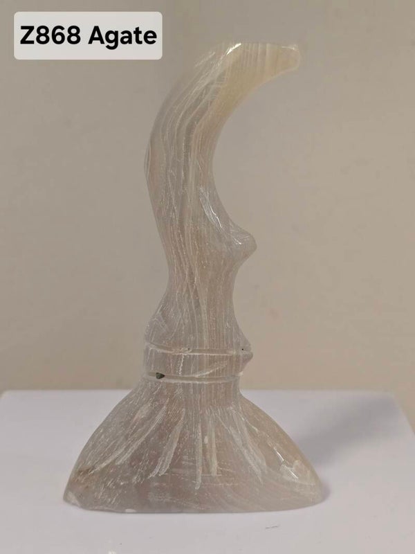 Witch Broom Carvings In A Variety of Materials
