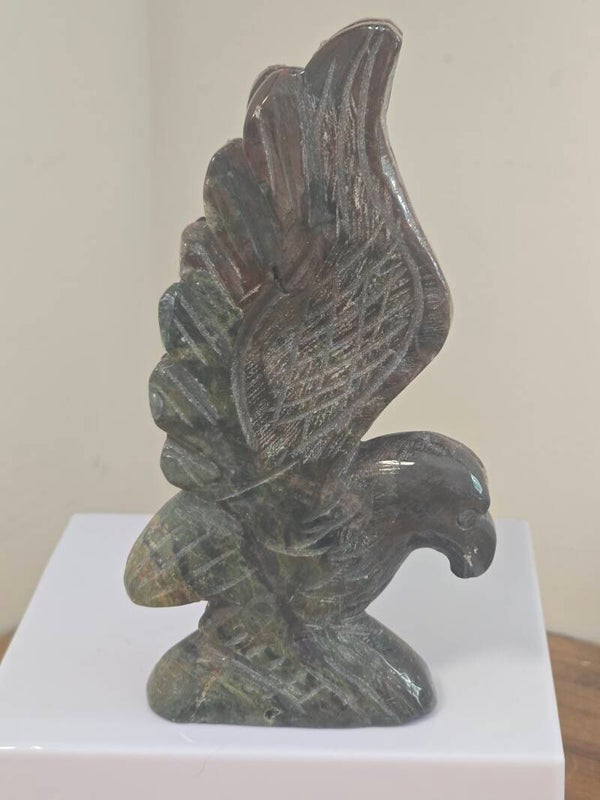 Ocean Jasper Eagle Carving Z900