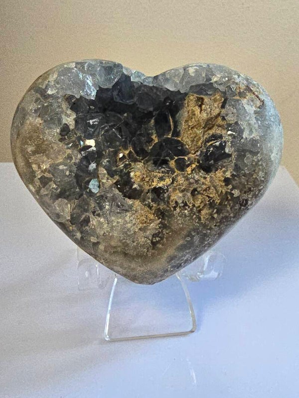 Celestite Heart 434g Z675