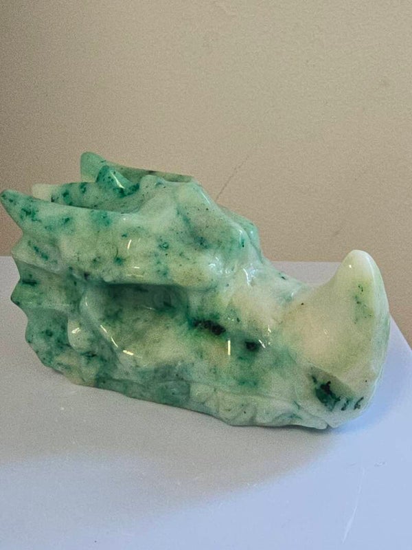 Phoenix Dragon Head Carving Z983