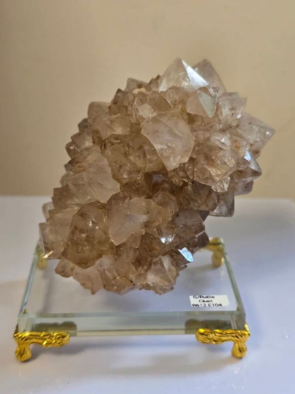 Golden Rutile Quartz Cluster R612