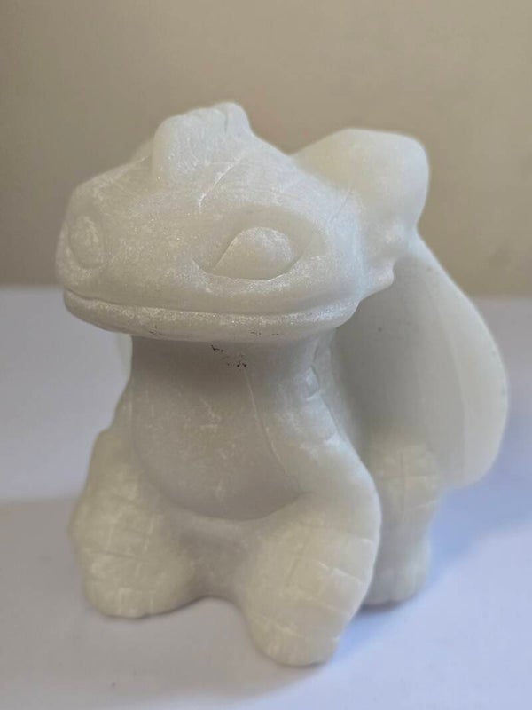 White Calcite Toothless Carving R518