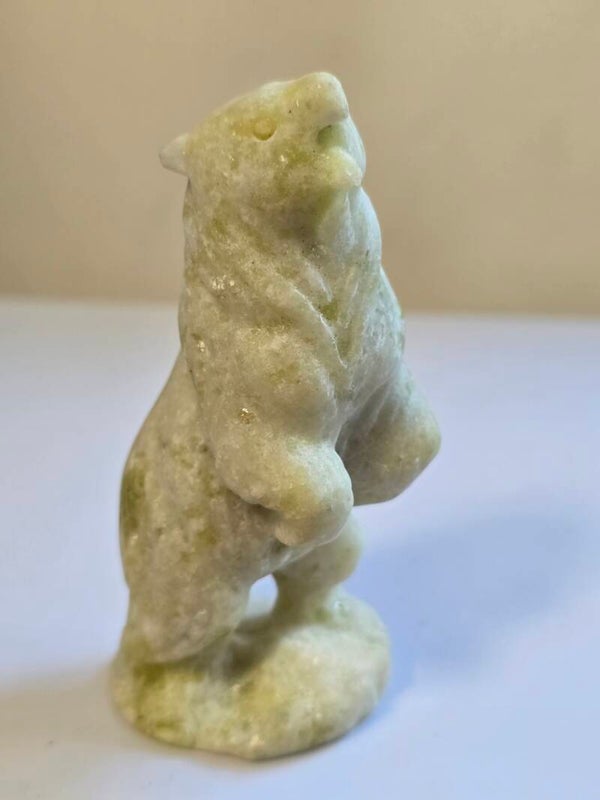 Lemon Jade Bear Carving Z1