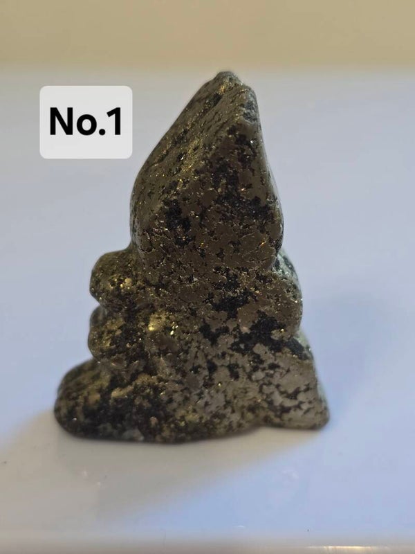 Pyrite Fairy Carving