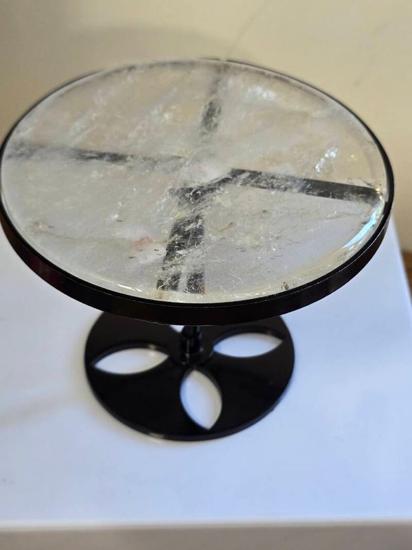 Clear Quartz Spining Stand Z45