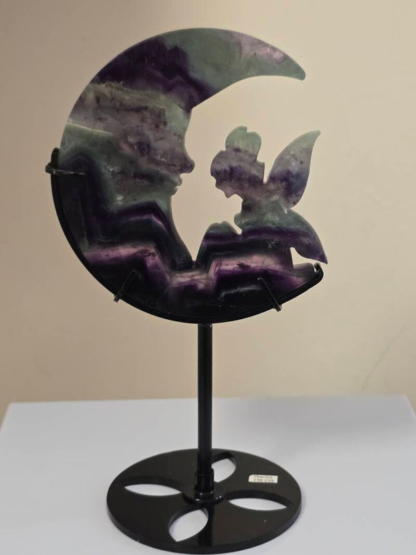 Fluorite Tinkerbell On Moon Z58