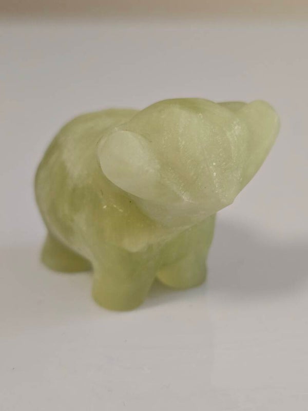 Lemon Jade Ram Carving R647