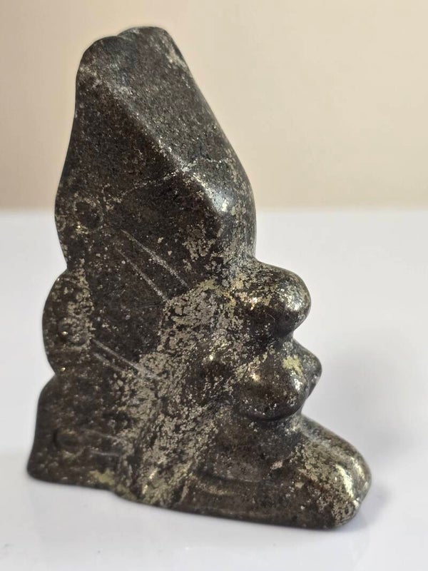 Pyrite Fairy Carving G48