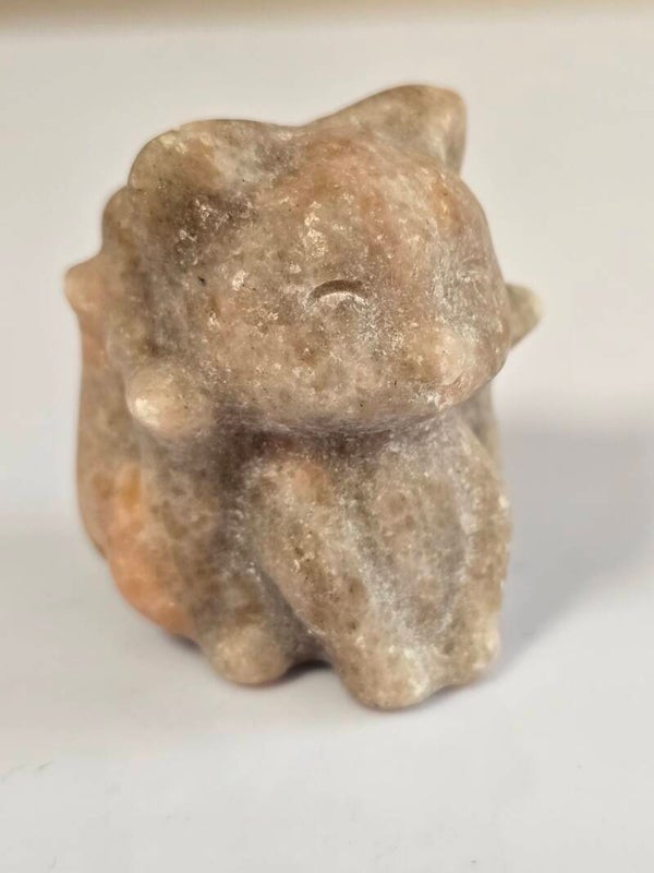 Sunstone Nine Tails Fox Carving R649