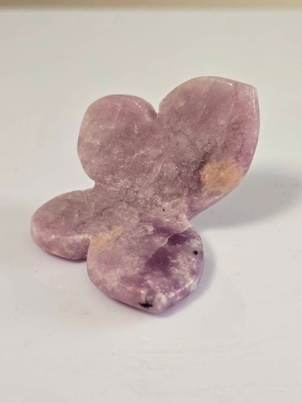 Lepidolite Butterfly Carving S249B