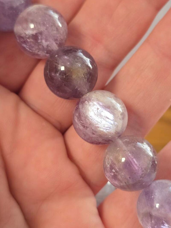 Amethyst Large Bead Bracelet M56