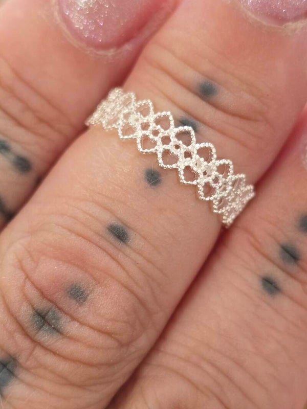 925 Silver Adjustable Ring R19