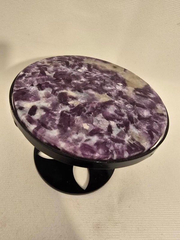 Lepidolite Spining Stand Z46