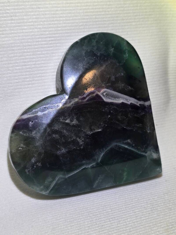 Blue Fluorite Heart Z192