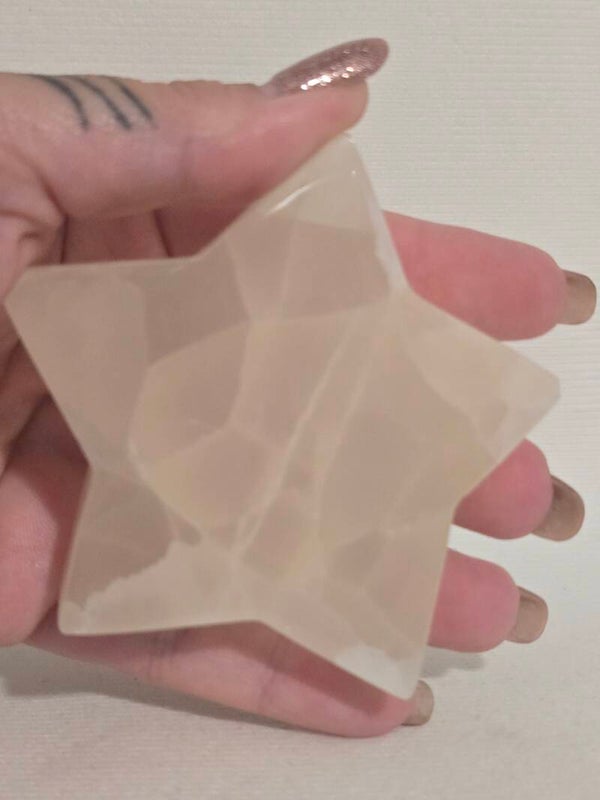 Silky Calcite Star F115A