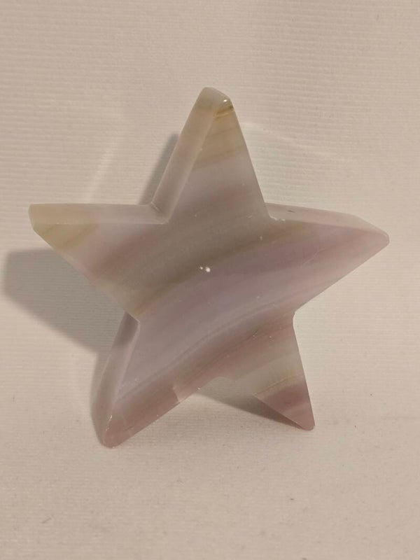 Pink Banded Calcite Star F19