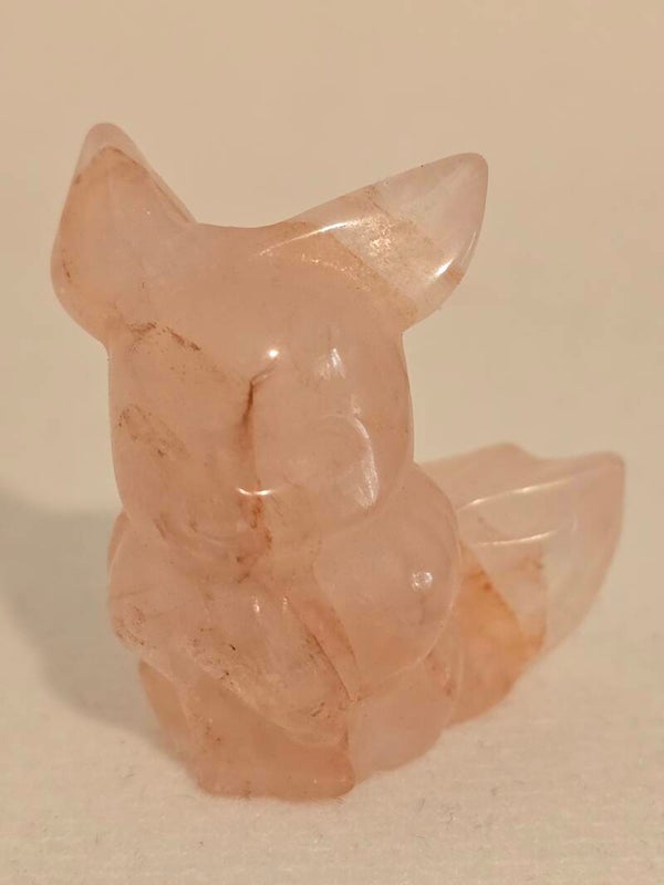 Fire Quartz Pika Carving S264A