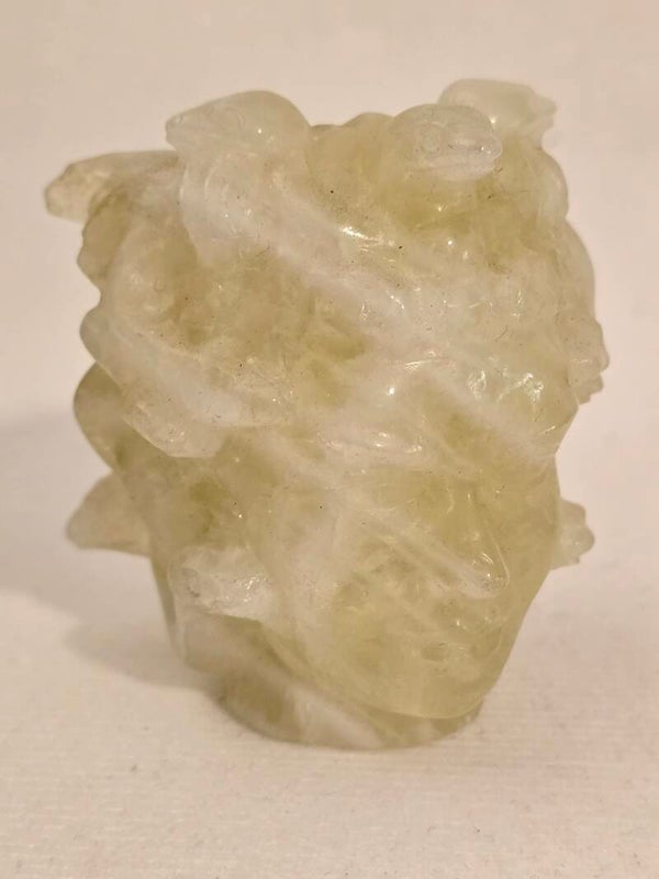 Citrine Madussa Carving Z539