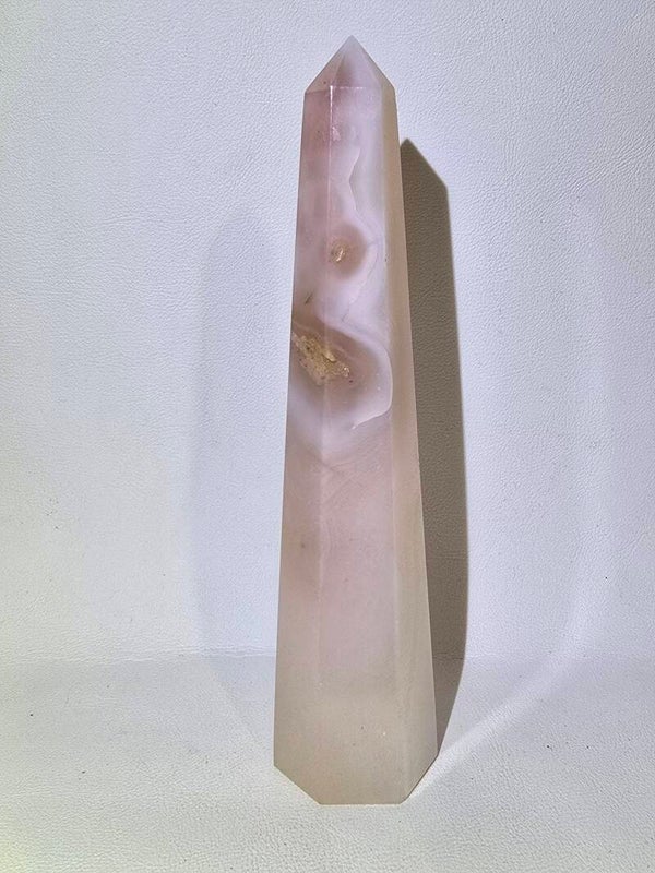 Jelly Agate Obelisk Tower Z643