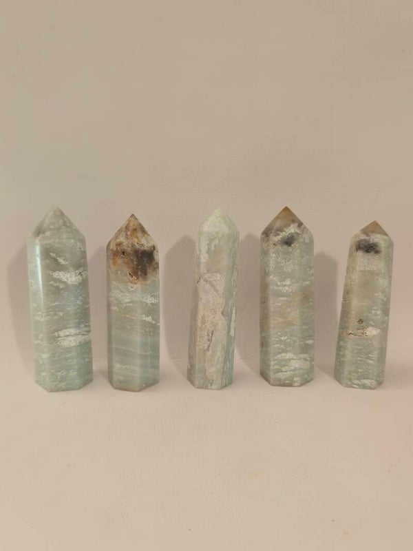 Blue Calcite Towers