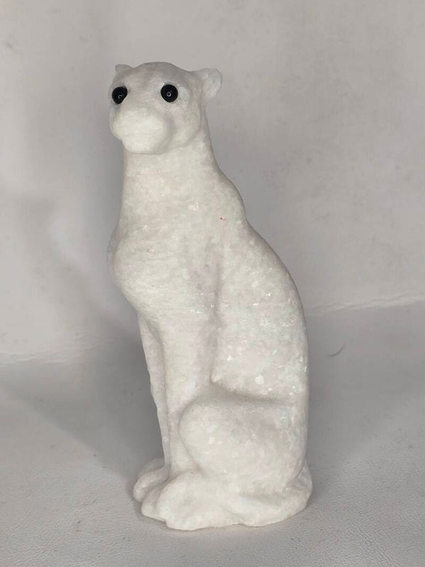 White Calcite Leopard OL96