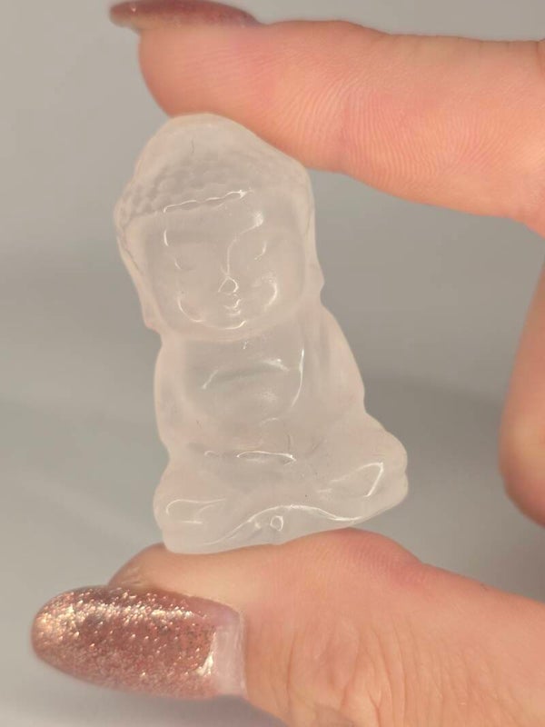 Clear Quartz Buddha S54