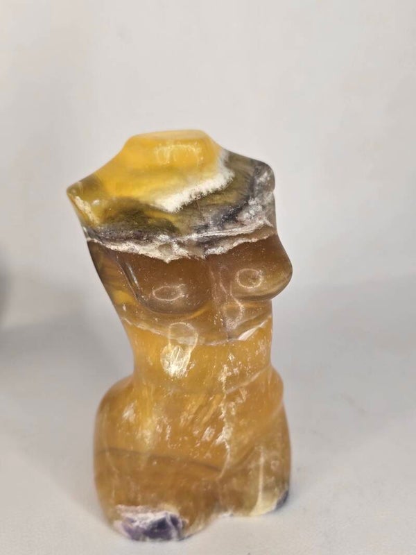 Yellow Flourite Goddess with UV Z678